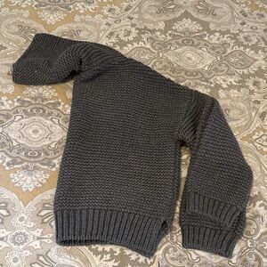 Zara Women's Charcoal Gray Turtleneck Sweater